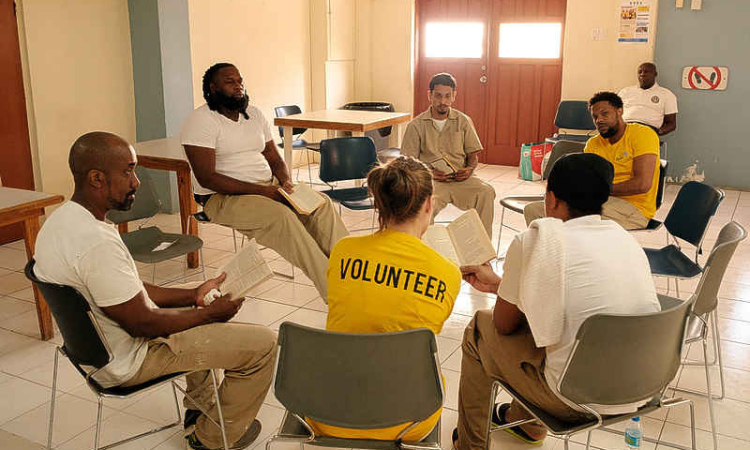 Point Blanche Prison library  launches first prison book club