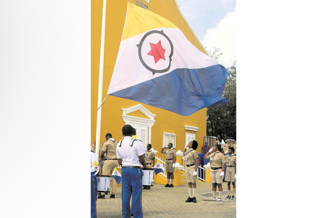 Bonaire celebrates national  anthem, flag, coat of arms