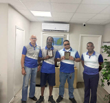 Two NEC Distribution staffers  mark 10 years with company