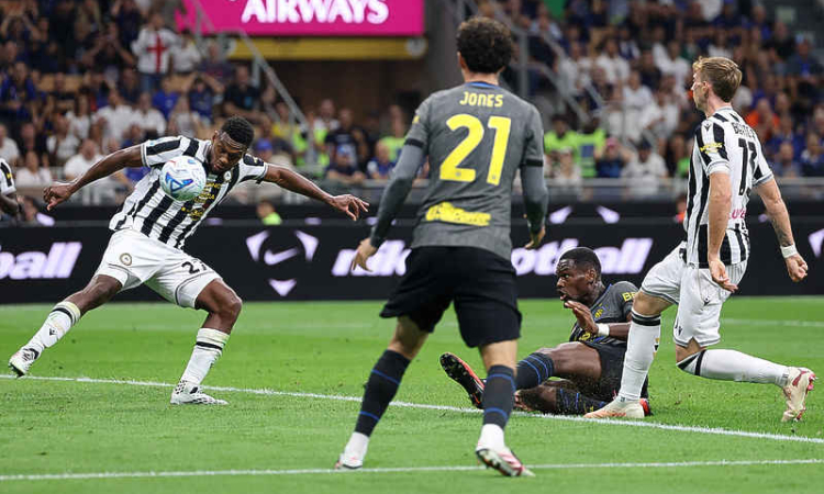 Inter rally past Udinese to stay level with Roma at Serie A summit