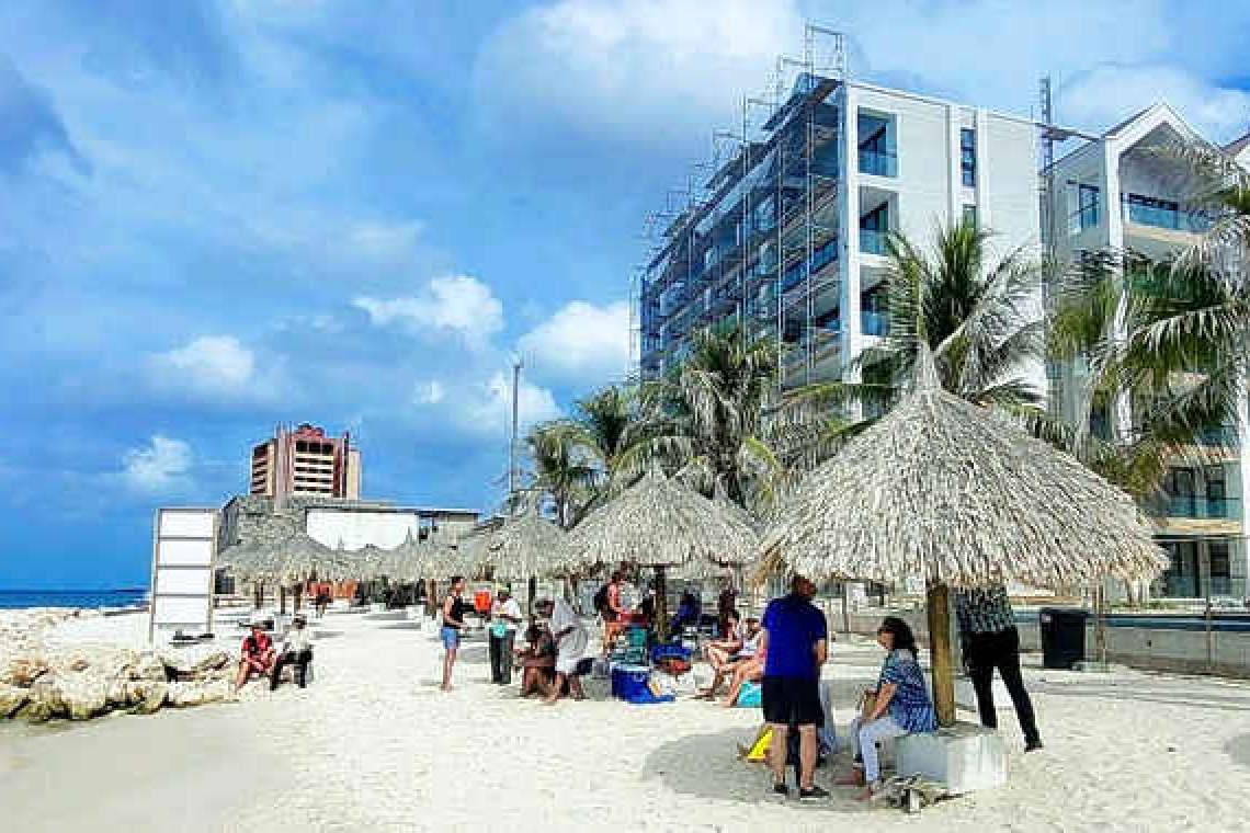 Protest held at  Curaçao beach