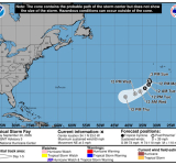 ...TROPICAL STORM FAY STRENGTHENS AS IT MOVES TOWARDS THE NORTHEAST...