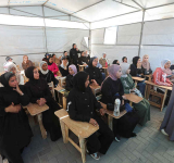 Gaza students return to in-person  schooling for first time in 3 years
