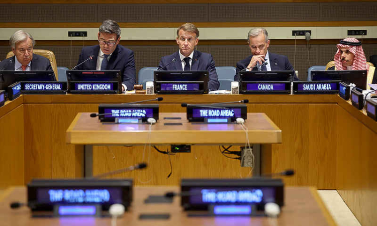 In UN farewell, Macron denounces Trump's Gaza diplomacy as spectacle of shame