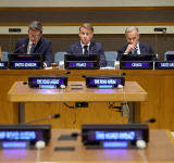 In UN farewell, Macron denounces Trump's Gaza diplomacy as spectacle of shame