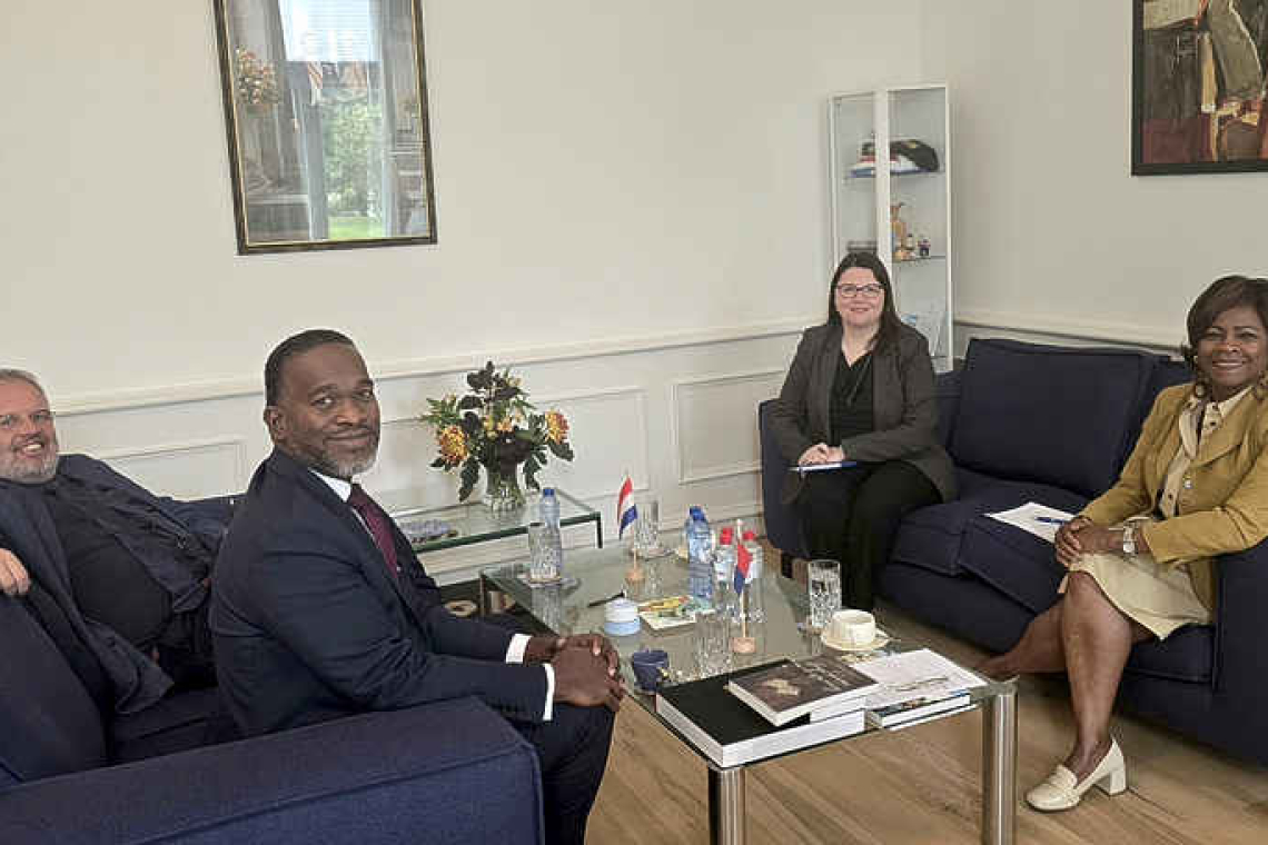 Arrindell, Baly talk EU funding  opportunities and brain drain