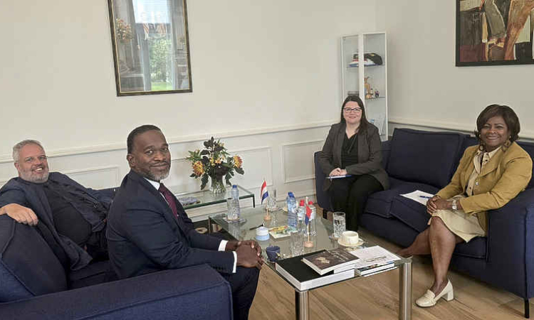 Arrindell, Baly talk EU funding  opportunities and brain drain