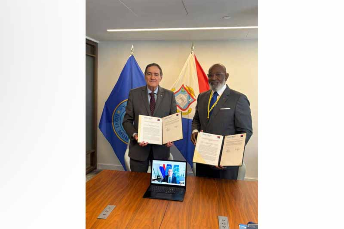 Connor marks key milestones  at PAHO Directing Council