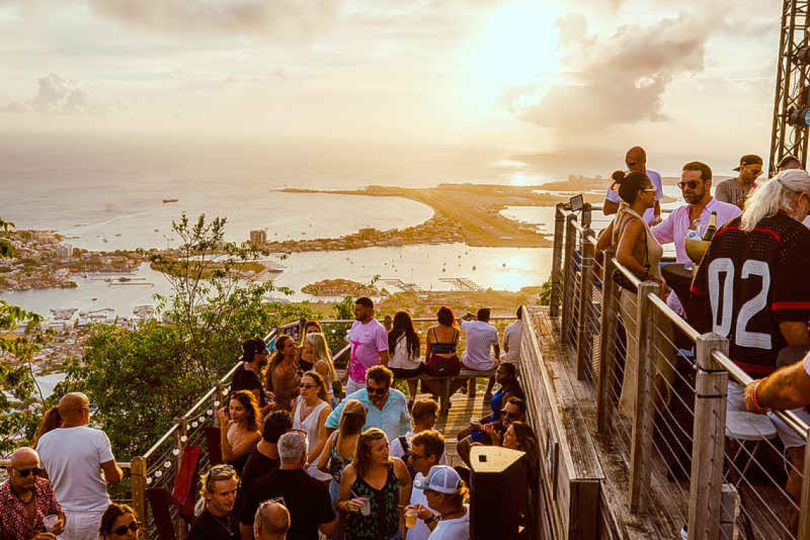 Joeski at the top of the island