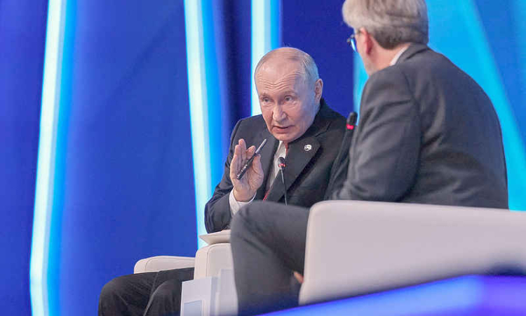 Putin warns the world is living through a dangerous moment