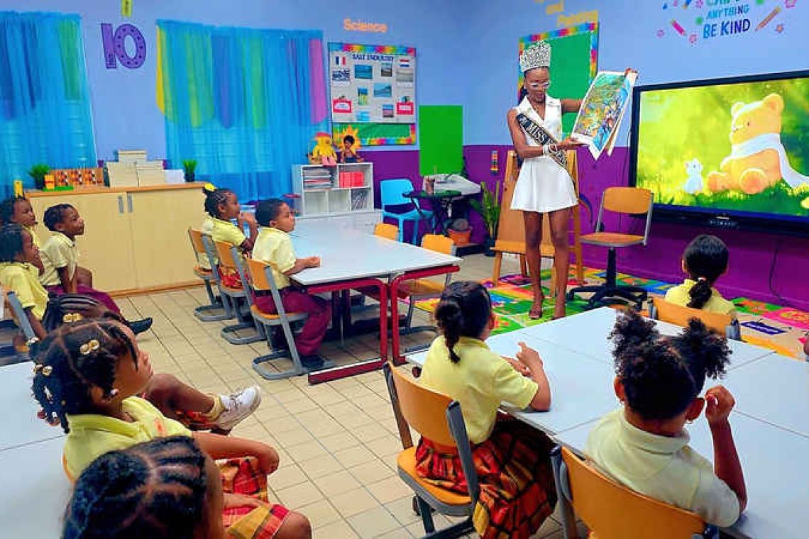 Queen of Essence & Mind inspires  Group 2 pupils through reading visit