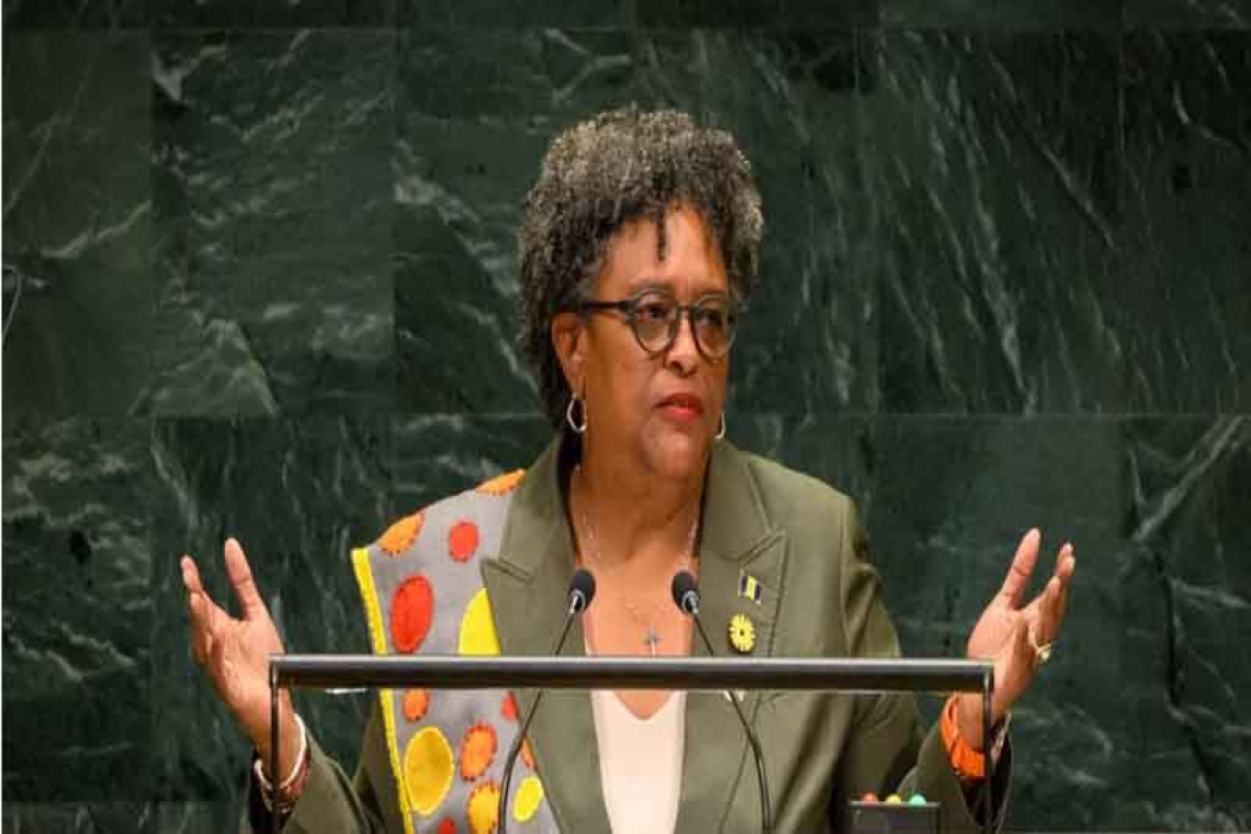 ‘Turn what we know into what we do,’  PM Mottley urges world leaders at UN