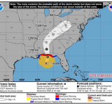 ...CENTER OF ISAIAS EXPECTED TO REACH THE WESTERN FLORIDA PANHANDLE COAST THIS EVEN-ING...