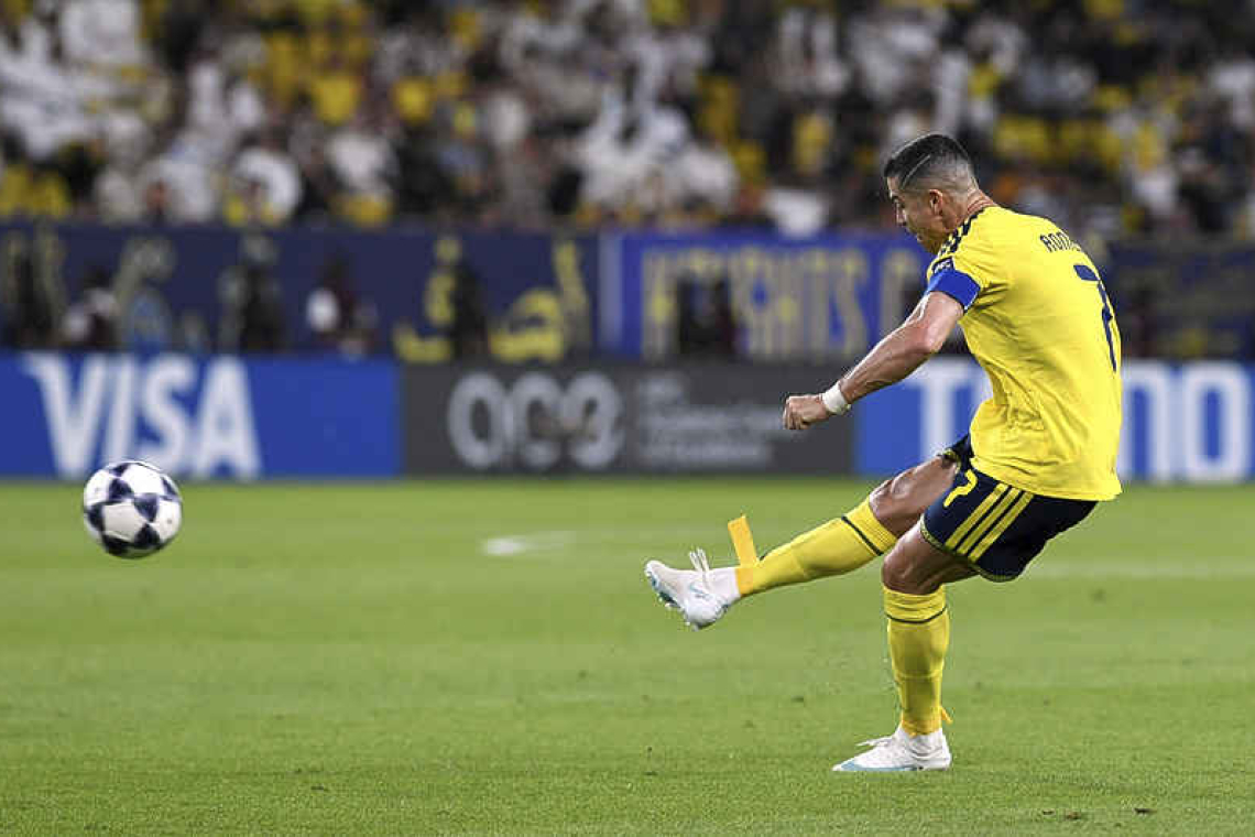 Ronaldo on target as Al-Nassr win 3-1 after security delay