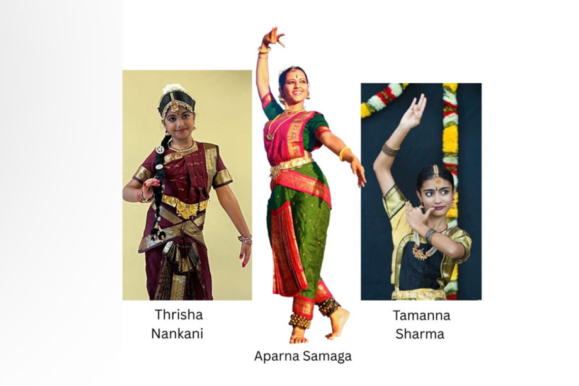 3 Naatya Arts Center dancers to perform in Guadeloupe Oct. 17