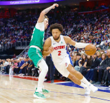 Pistons use 23-0 burst to rally past Celtics in opener