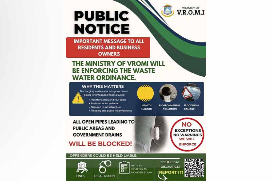 VROMI is warning against  illegal wastewater discharge